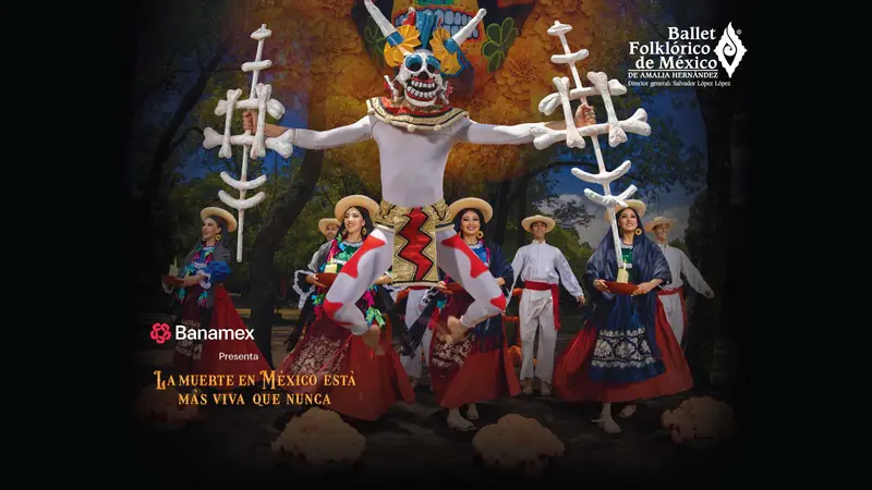 La muerte en México está más viva que nunca. Ballet Amalia Hernandez