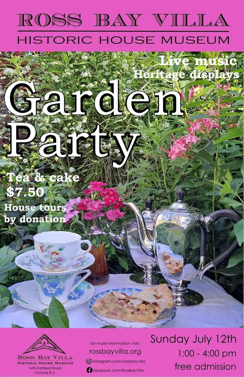 Victorian Garden Party at Ross Bay Villa Historic House Museum