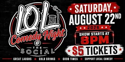 LOL Comedy Night at The Social! at 109 Pitt St