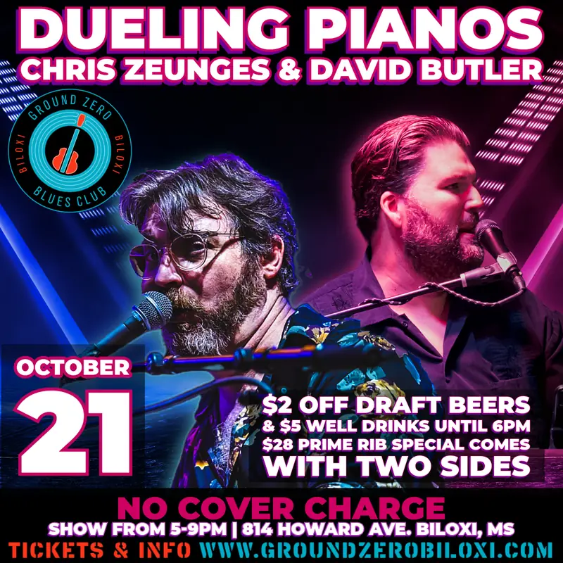 Dueling Pianos at Ground Zero Blues Club & Restaurant Biloxi