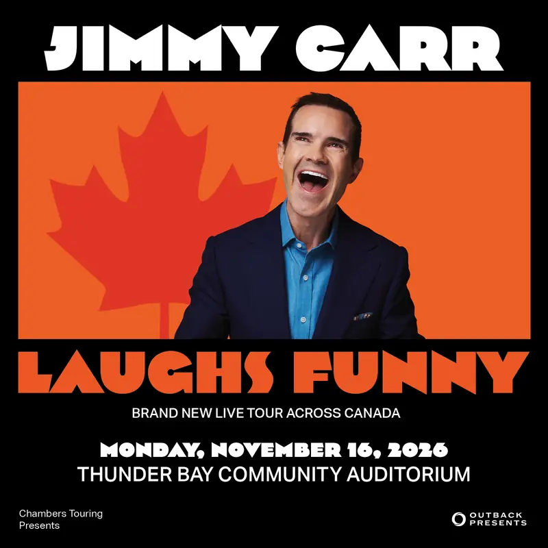 Jimmy Carr at Thunder Bay Community Auditorium