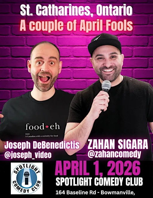 Jokes on Me Comedy tour - Zahan Sigara and Joseph DeBenedictis