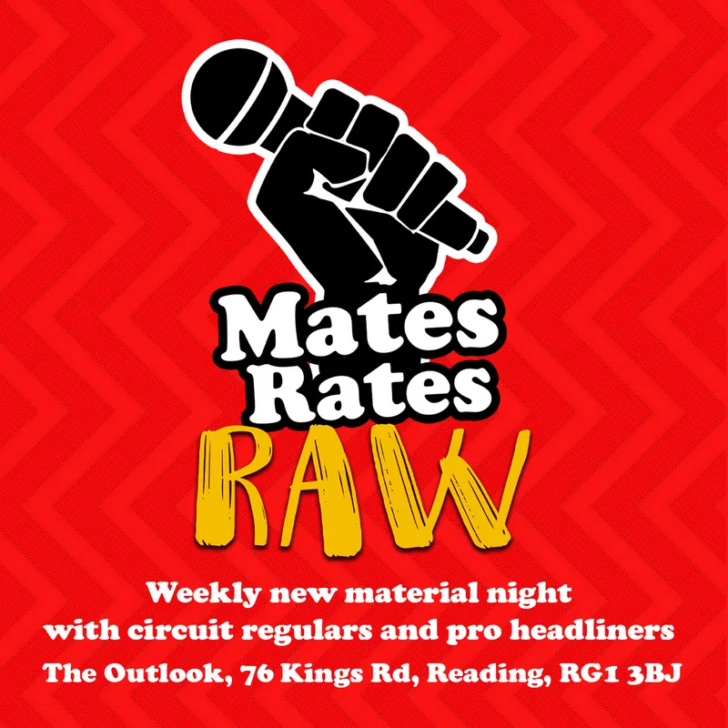 Mates Rates Comedy Raw Leaving Party à The Outlook