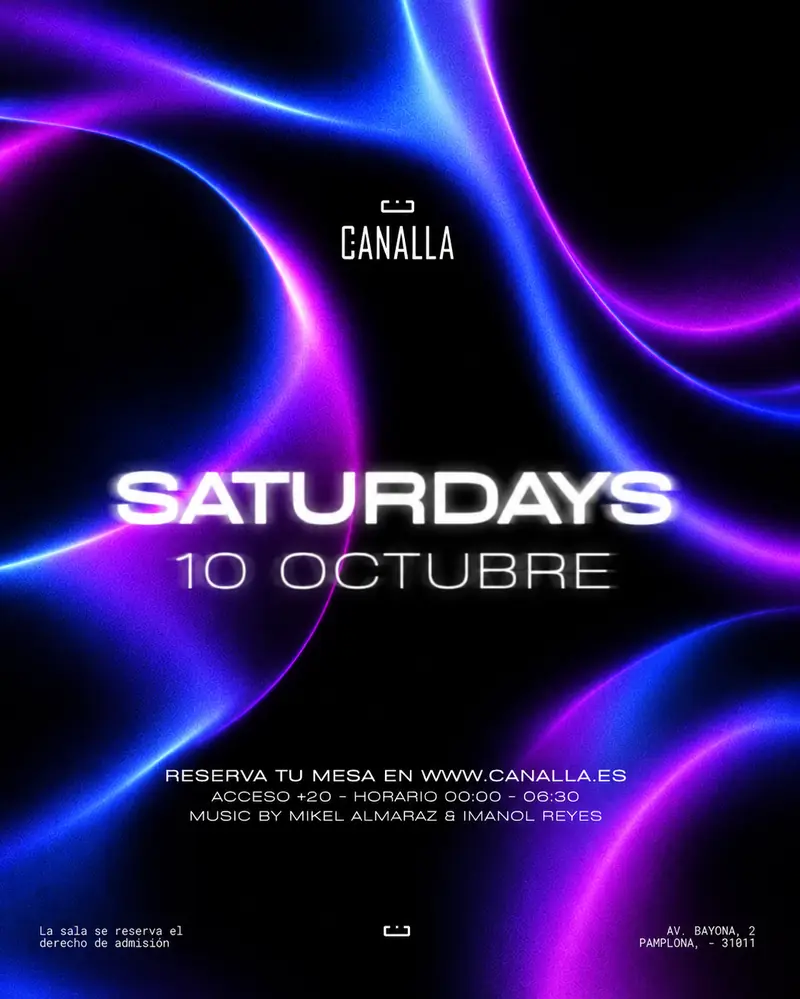 SATURDAYS en Seventy Seven