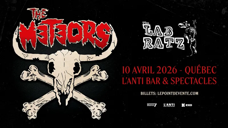 The Meteors avec The Lab Ratz at L'Anti Bar & Spectacles