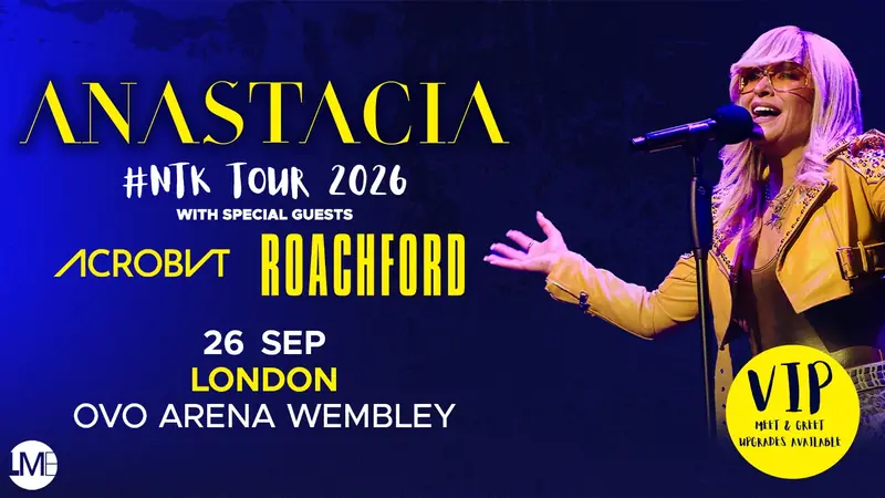 Anastacia - #NTK Tour 2026 at OVO Arena Wembley