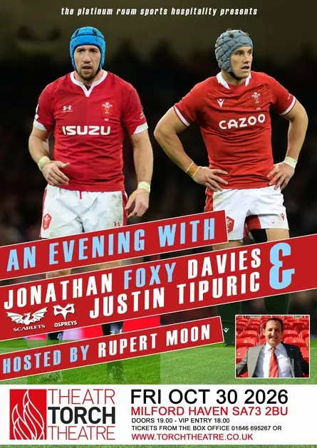 Jonathan "Foxy" Davies & Justin Tipuric à Torch Theatre
