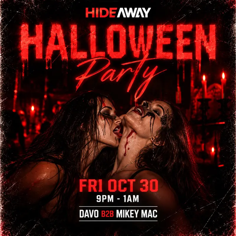 HIDEAWAY HALLOWEEN à The Anvil Beverage Room
