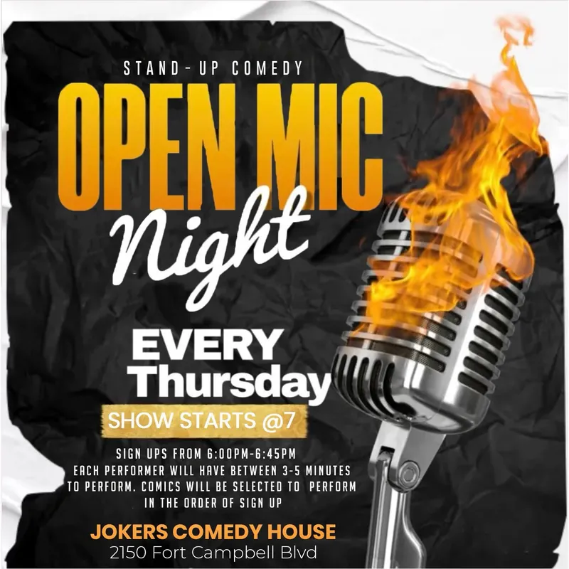 Open Mic Night at Jokers Comedy House!
