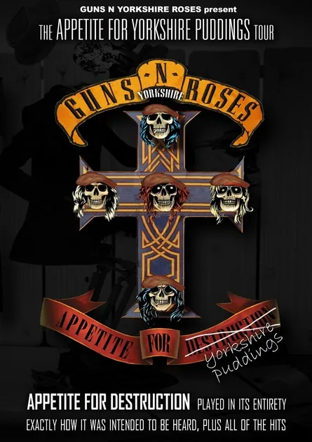 Guns N Yorkshire Roses - “Appetite for Yorkshire Puddings” at Hanger Farm Arts Centre