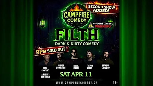 FILTH: Dark & Dirty Comedy (6:30PM SHOW)