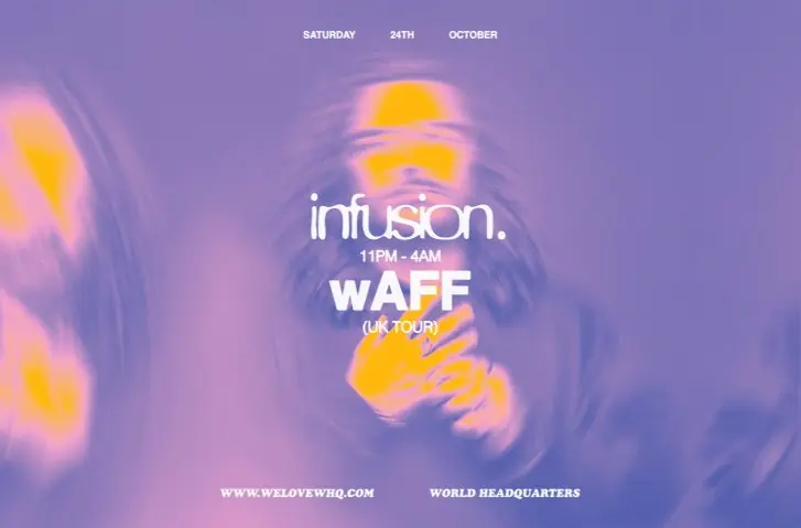 Infusion presents wAFF