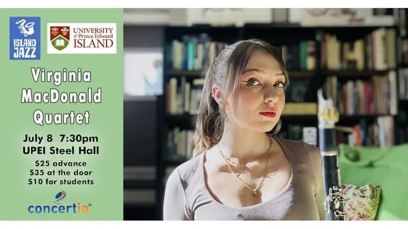 Island Jazz presents Virginia MacDonald Quintet at UPEI Steel Recital Hall