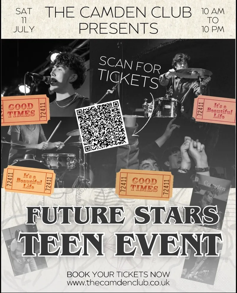 Future Stars Teen Event at The Camden Club