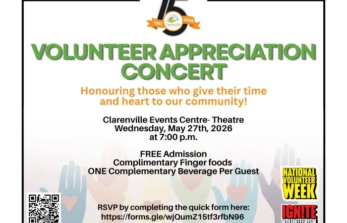 Community Volunteer Appreciation Concert