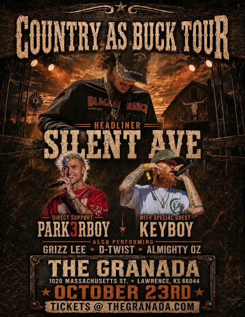 Silent Ave – Country As Buck Tour en The Granada Theater