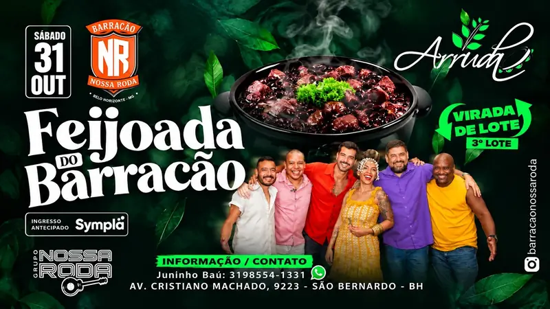 Feijoada do Barracão på Barracão Nossa Roda
