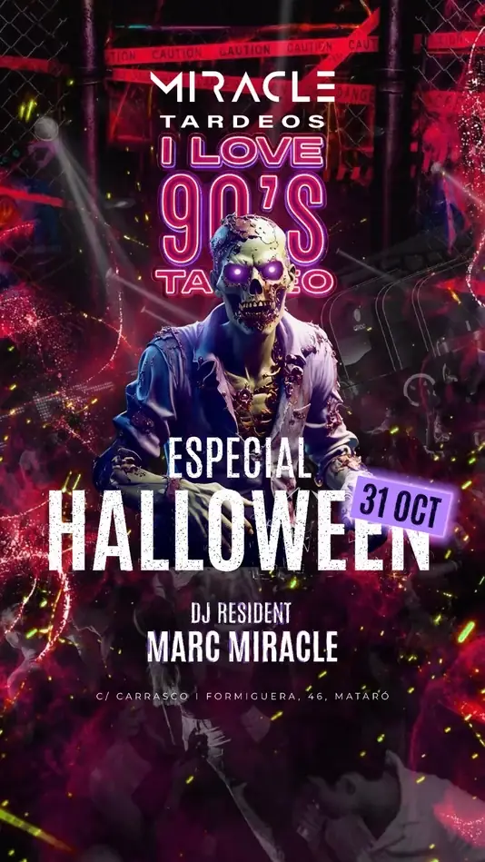DISSABTE 31 en Miracle Mataró