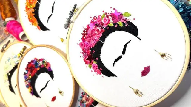 Frida Kahlo 2-Week Embroidery Course à Elliott Hall