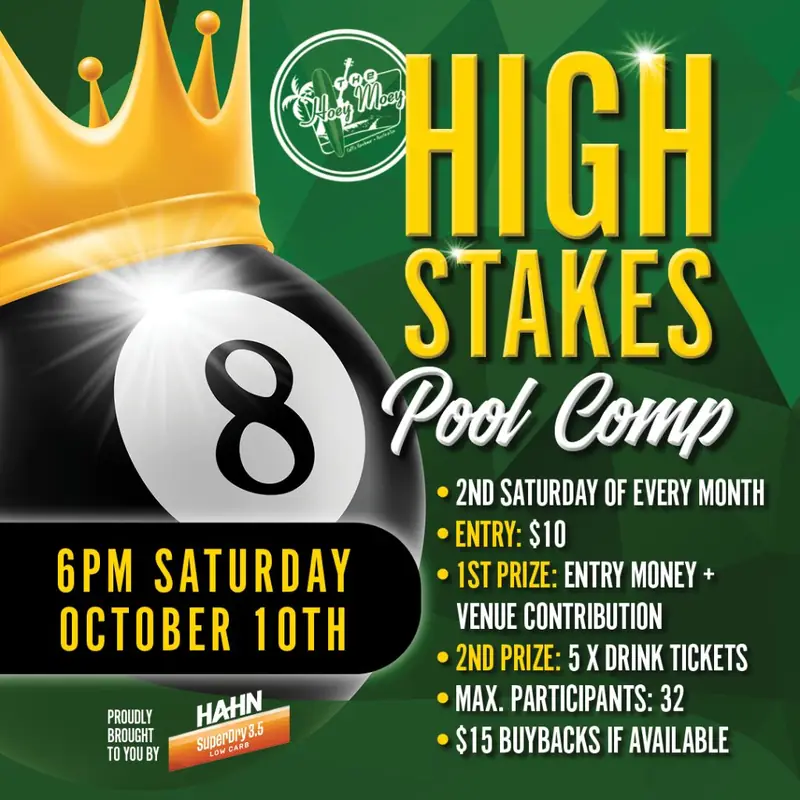 The Hoey Moey’s Hahn SuperDry 3.5 High Stakes Pool Comp! en The Hoey Moey