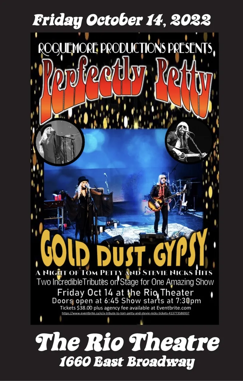 Perfectly Petty & Gold Dust Gypsy: A Live Music Tribute to Tom Petty & Stevie Nicks