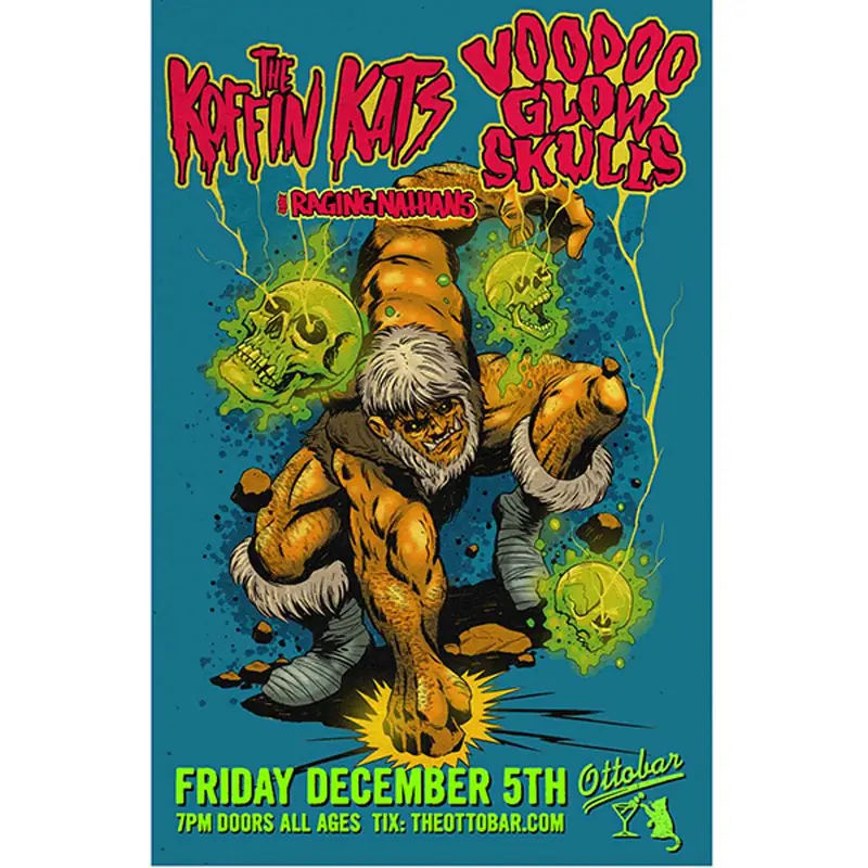 Koffin Kats, Voodoo Glowskulls, The Raging Nathans à Ottobar