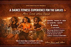 Afrocardio Halifax for Girls only