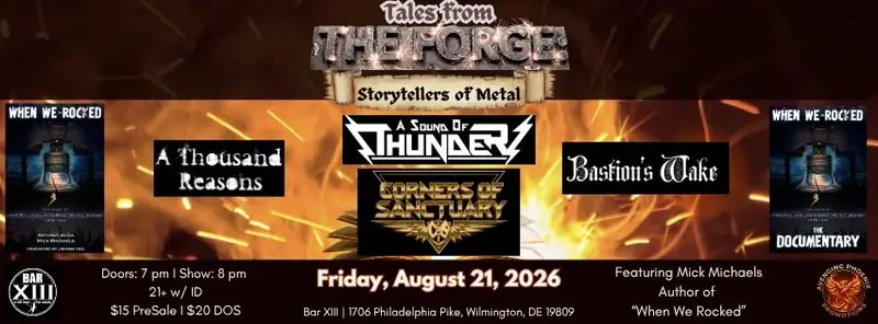 Tales from the Forge: Storytellers of Metal at Bar XIII