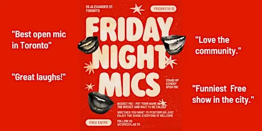 Friday Night Mics - Free Comedy Open Mic