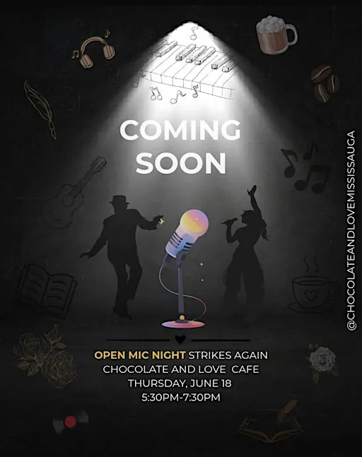 The creative Soiree Season 2 - Open mic night at Chocolate and Love Cafe