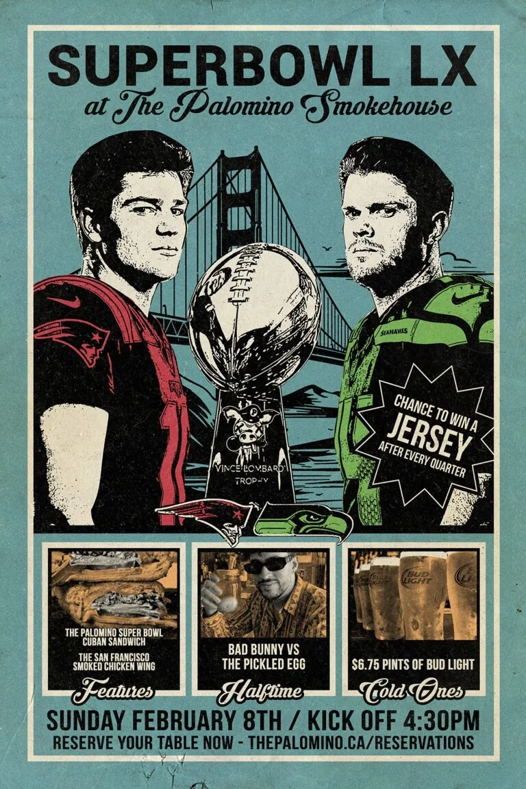 Superbowl LX LIVE at The Palomino Smokehouse