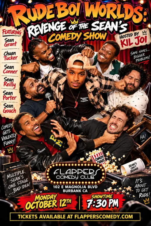 Rude Boi World at Flappers Comedy Club