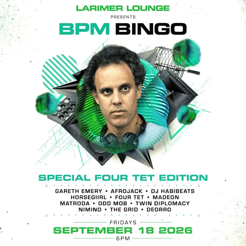BPM BINGO- special Four Tet edition! à Larimer Lounge