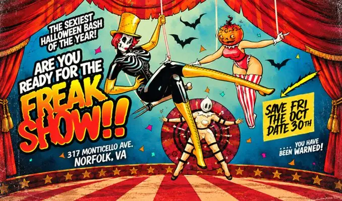 Freak Show Halloween Event at The NorVa