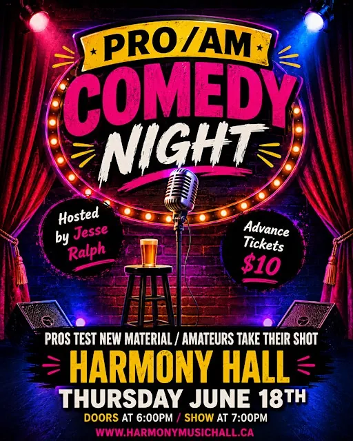 PRO/AM Comedy Night at Harmony Hall