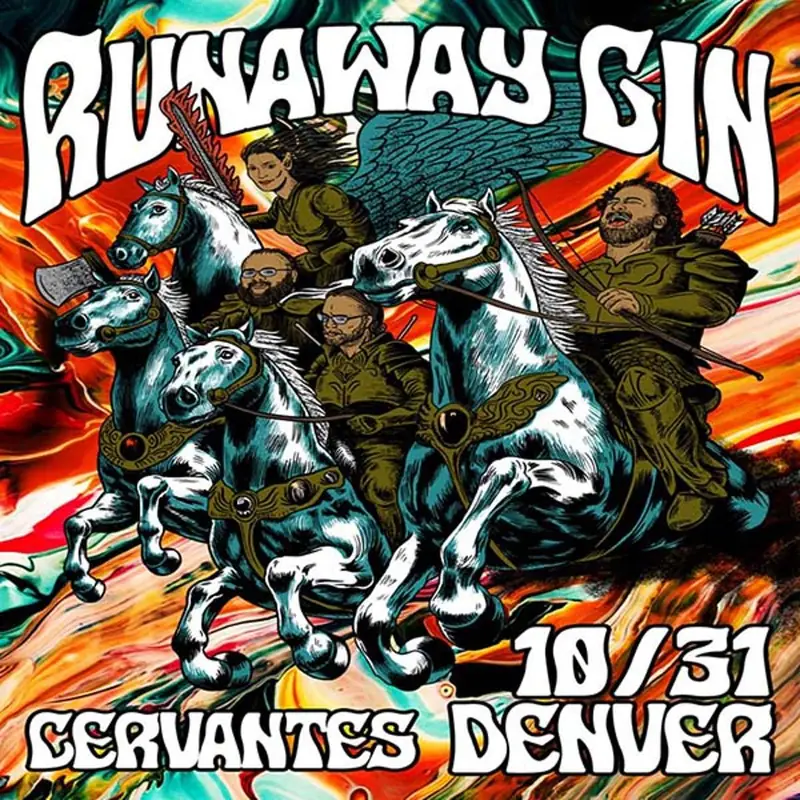 Runaway Gin – a Tribute to Phish – Special 3-Set Halloween Show Including Mystery Album Cover Set!
