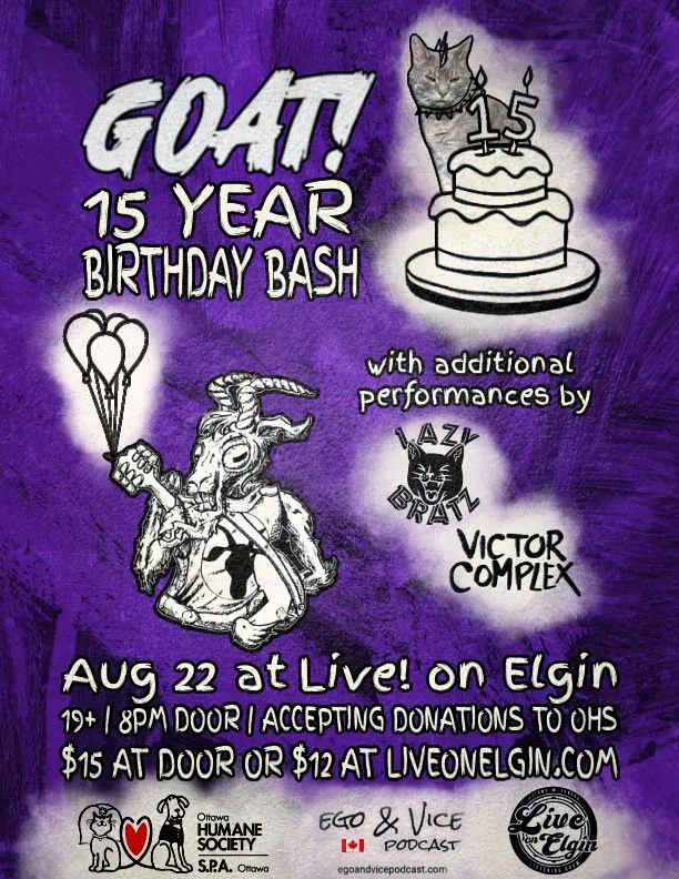 GOAT! 15 Year Birthday Bash