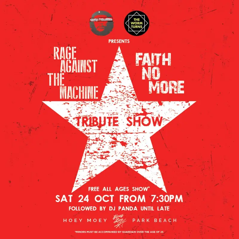 Rage Against the Machine show (Rage Rebellion) at The Hoey Moey