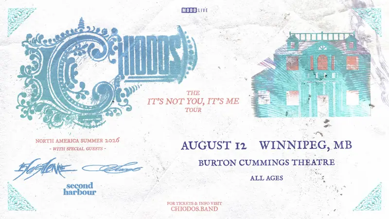 Chiodos – Moved to The Park Theatre at Burton Cummings Theatre