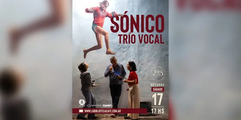 Sónico Trío Vocal à La Biblioteca Café