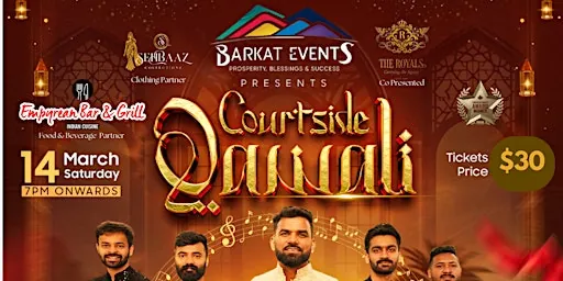 COURTSIDE QAWALI MONCTON (SUR SAGAR BAND) - BARKAT EVENTS at Lutz Mountain Heritage Museum & Meeting House