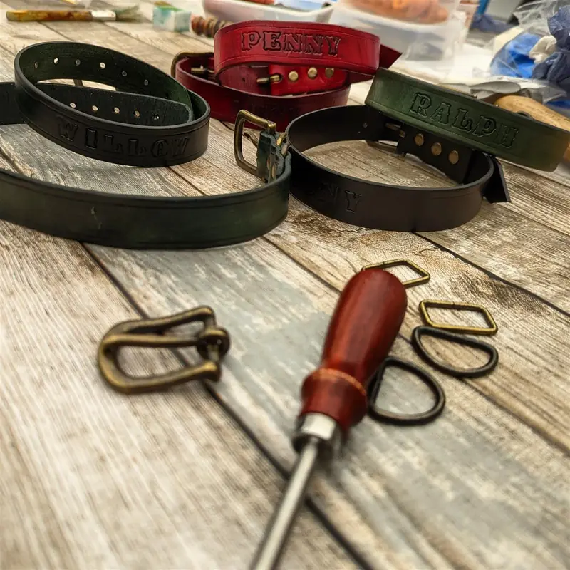 LEATHER PET COLLARS aw26 à Island Arts Centre