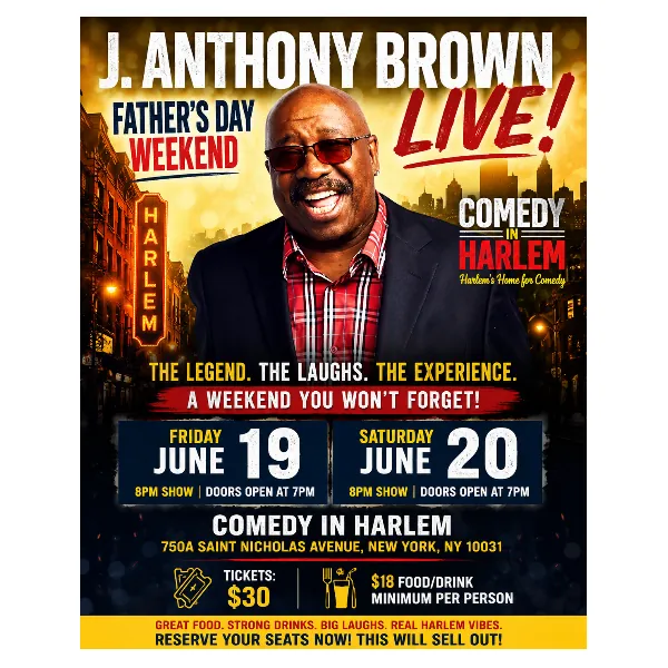 J Anthony Brown LIVE FATHER’S DAY WEEKEND