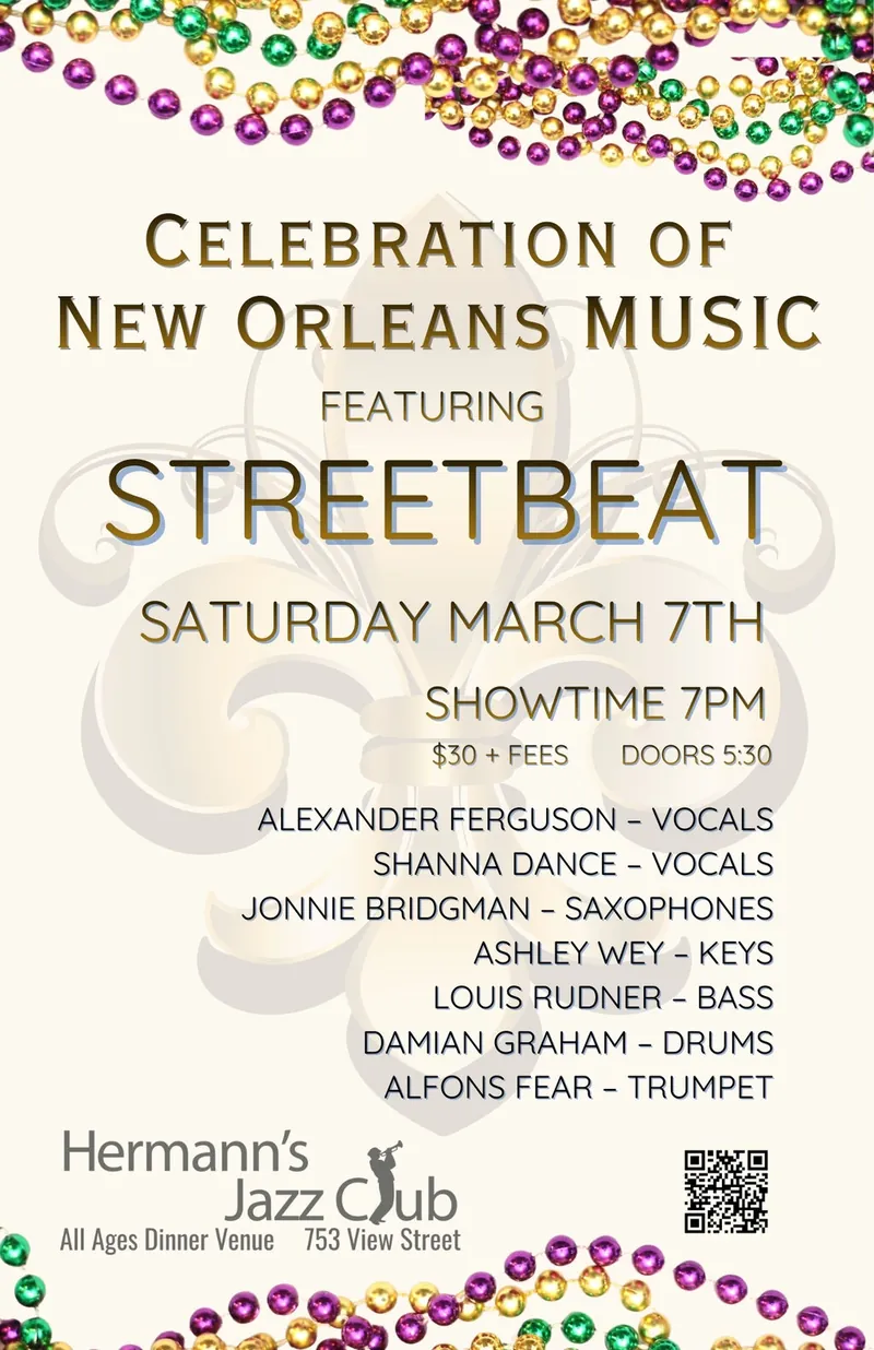 Celebration of New Orleans Music à Hermann's Jazz Club