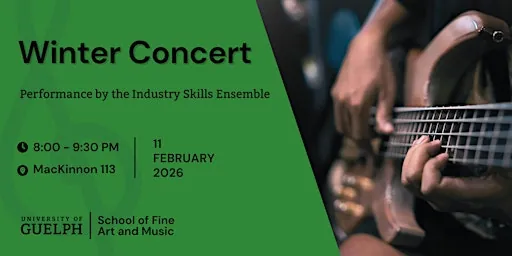 The Industry Skills Ensemble Winter Concert at MacKinnon Building, room 113