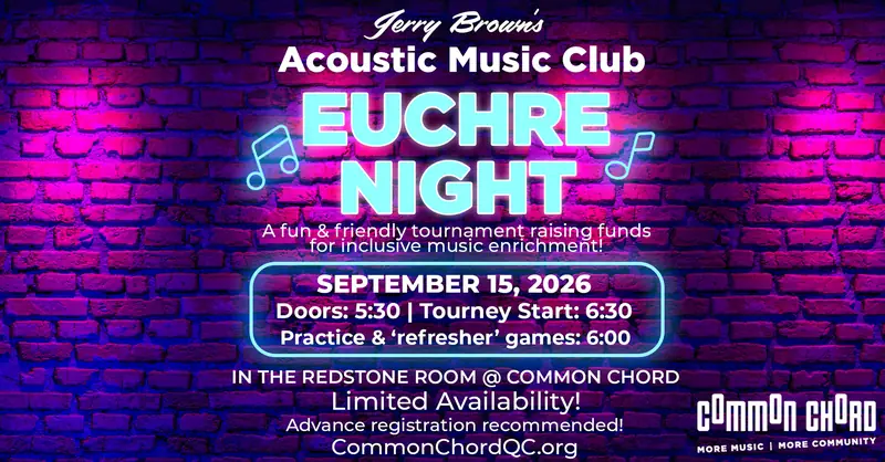 JBAMC Euchre Night Fundraiser à Redstone Room at Common Chord