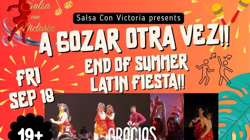 A gozar otra vez! End of Summer Latin Fiesta à The Night Cap (Above Hunter's Ale House)