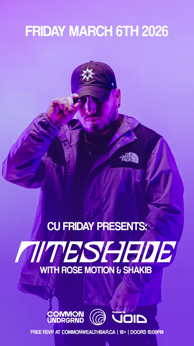 CU Friday pres. Niteshade & Friends at Commonwealth Bar & Stage