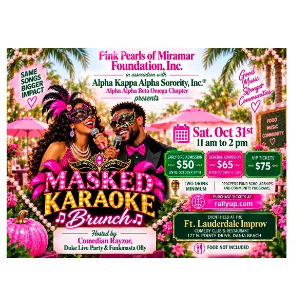 Masked Karaoke Brunch! en Fort Lauderdale Improv