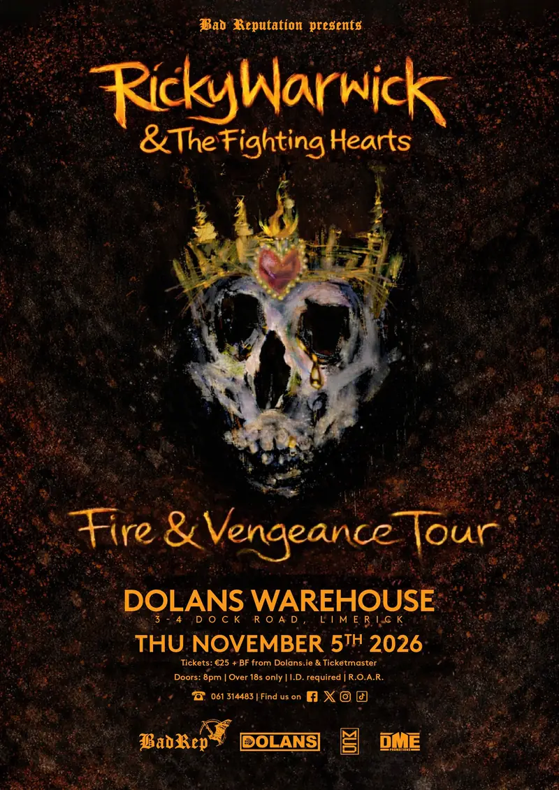 Ricky Warwick and The Fighting Hearts à Dolan's